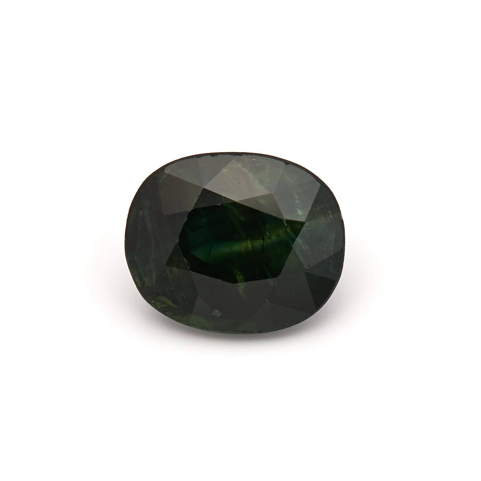 3.61 Ct. Natural Green Sapphire from Australia #GS1001 - FABER JEWELS