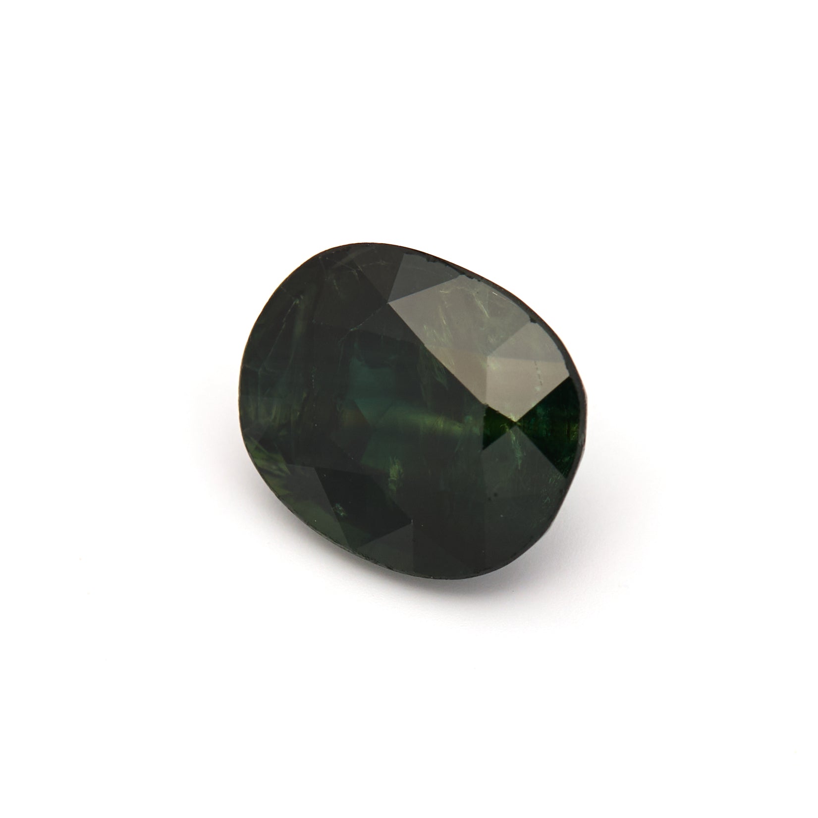 3.61 Ct. Natural Green Sapphire from Australia #GS1001 - FABER JEWELS