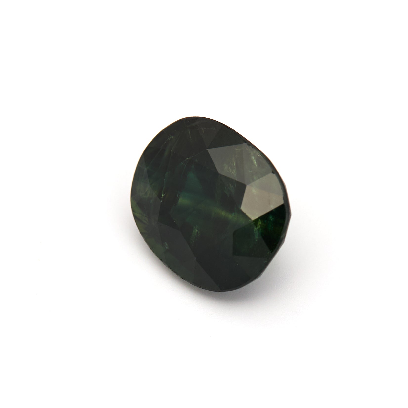 3.61 Ct. Natural Green Sapphire from Australia #GS1001 - FABER JEWELS
