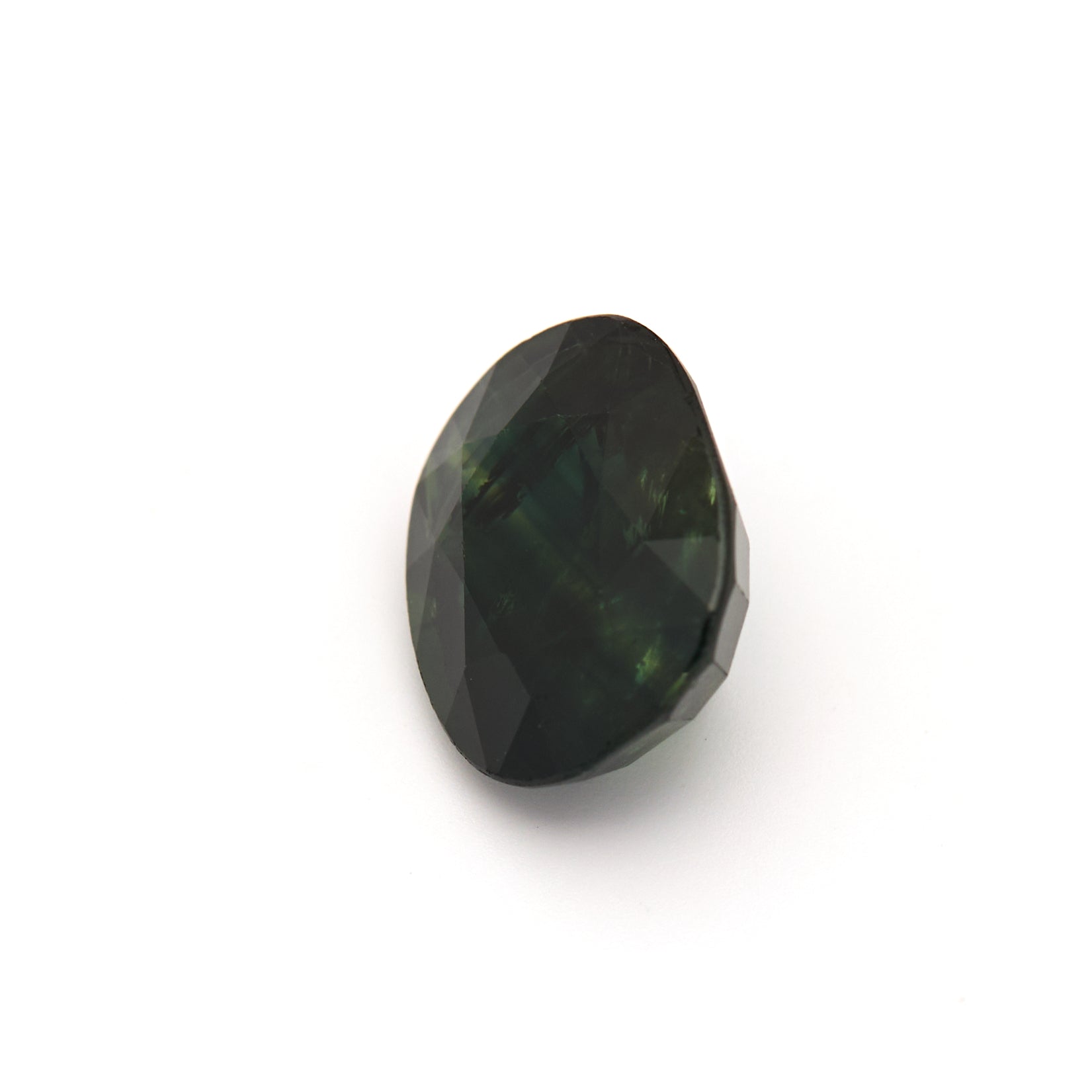 3.61 Ct. Natural Green Sapphire from Australia #GS1001 - FABER JEWELS
