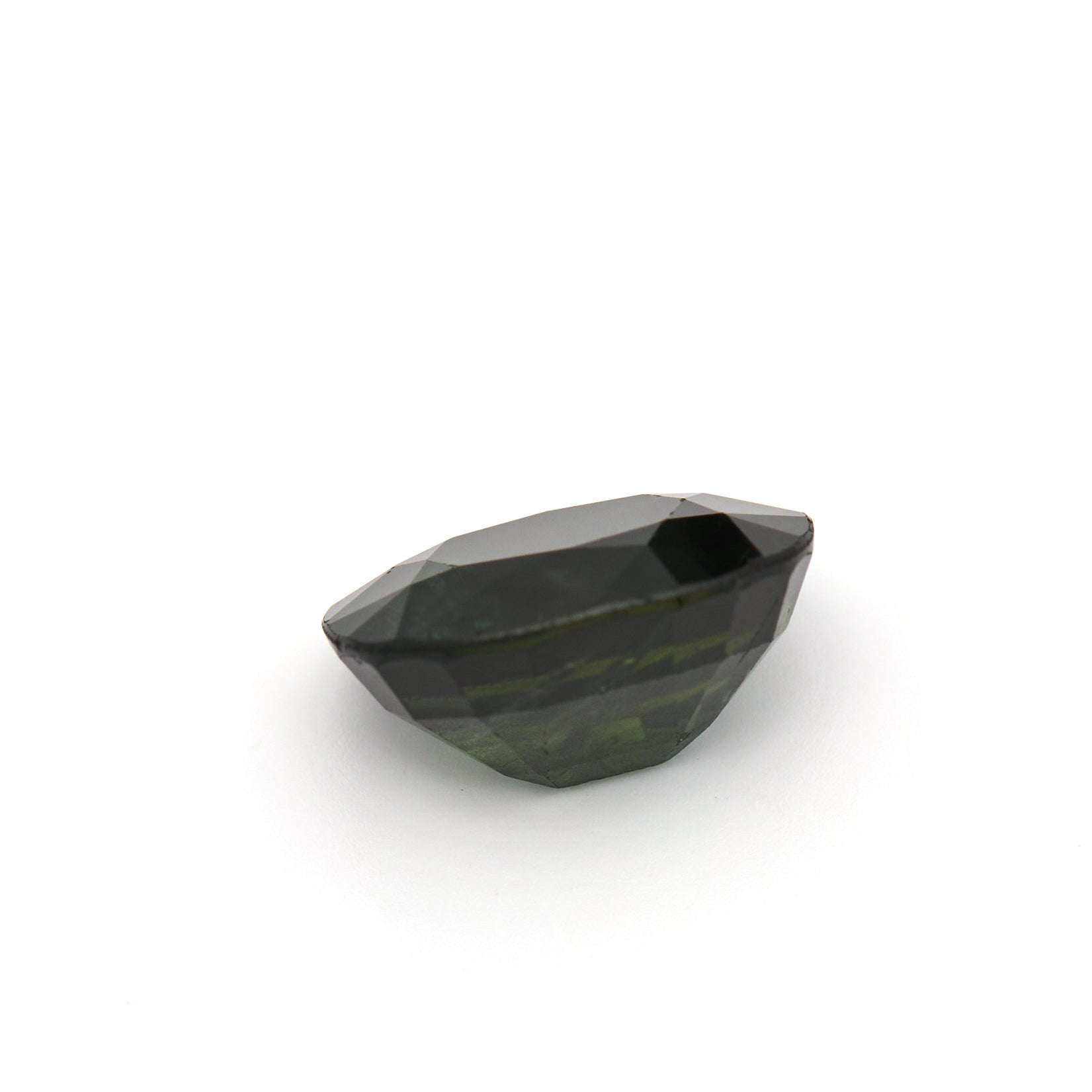 3.61 Ct. Natural Green Sapphire from Australia #GS1001 - FABER JEWELS