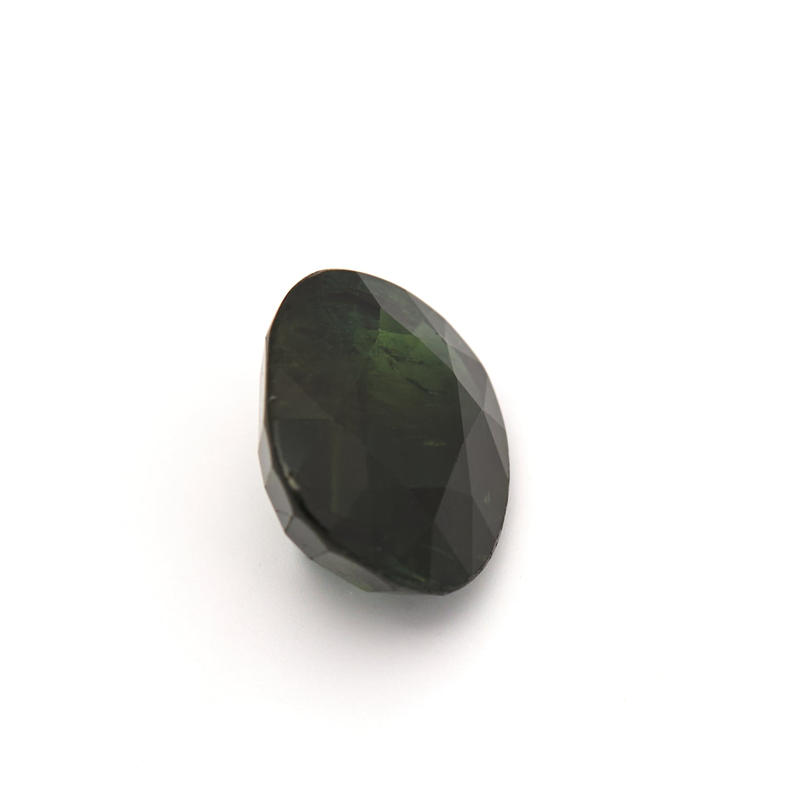 3.61 Ct. Natural Green Sapphire from Australia #GS1001 - FABER JEWELS
