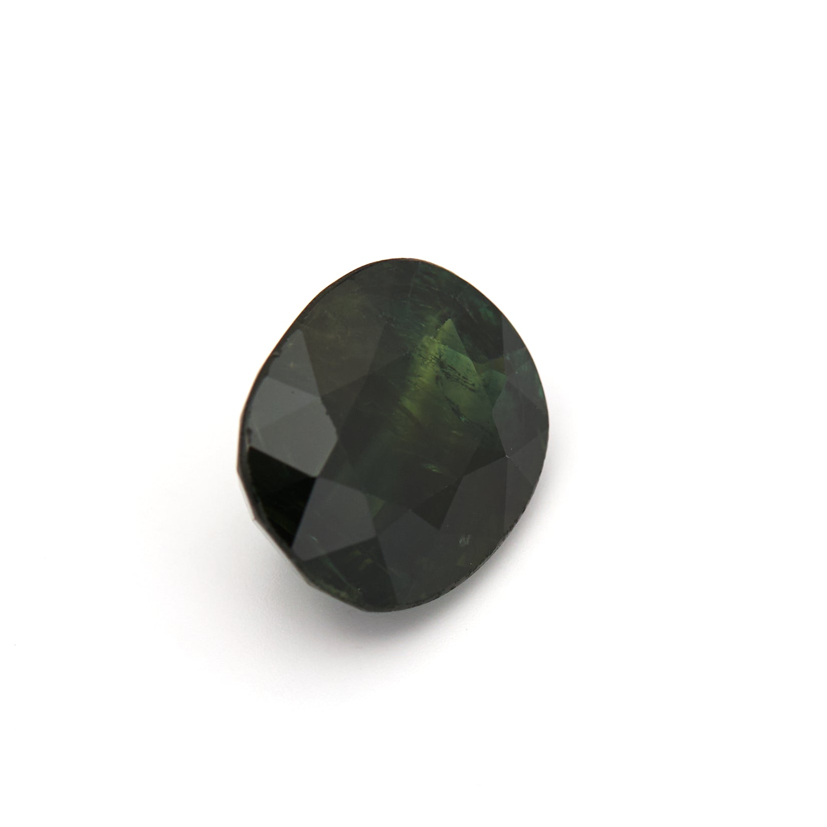 3.61 Ct. Natural Green Sapphire from Australia #GS1001 - FABER JEWELS