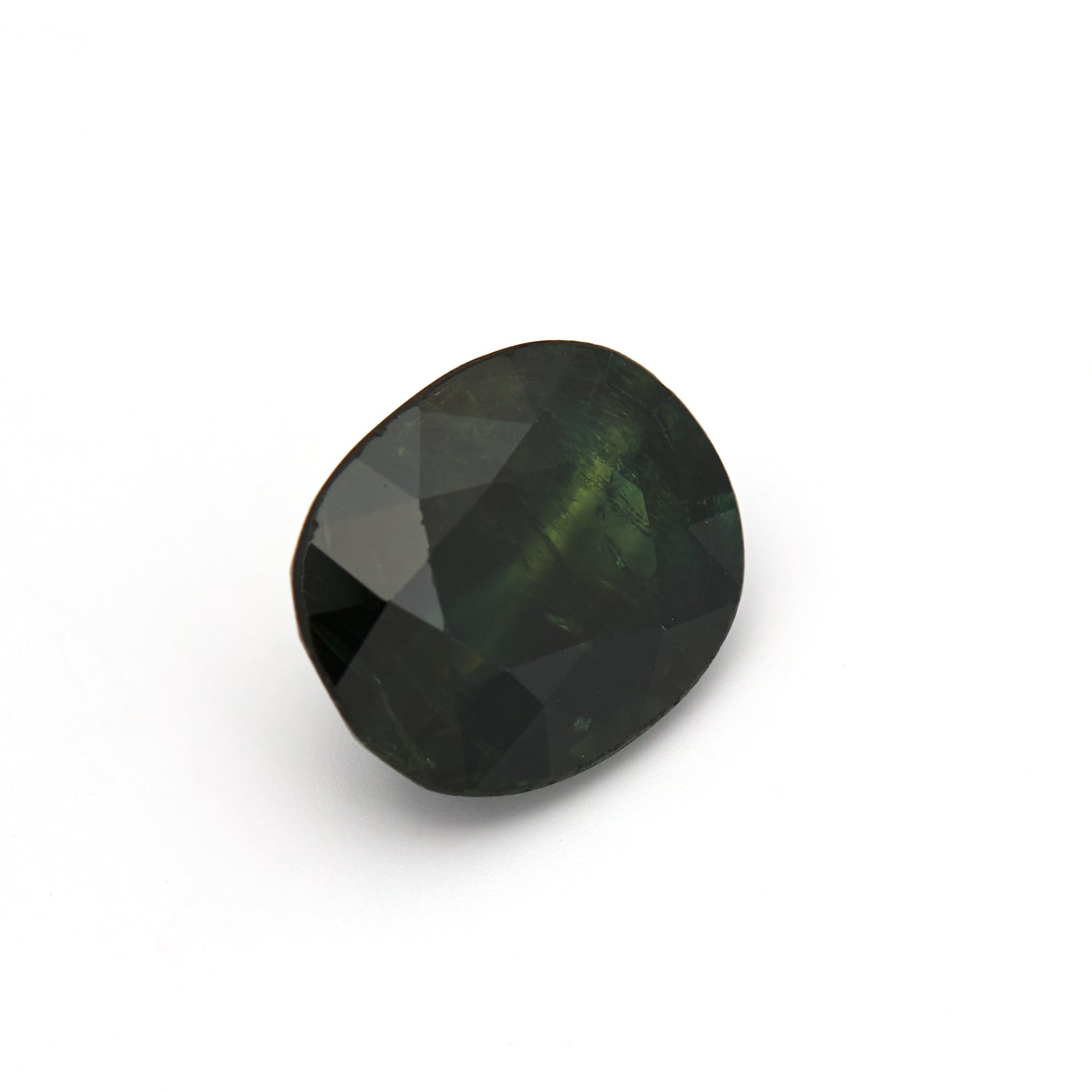 3.61 Ct. Natural Green Sapphire from Australia #GS1001 - FABER JEWELS