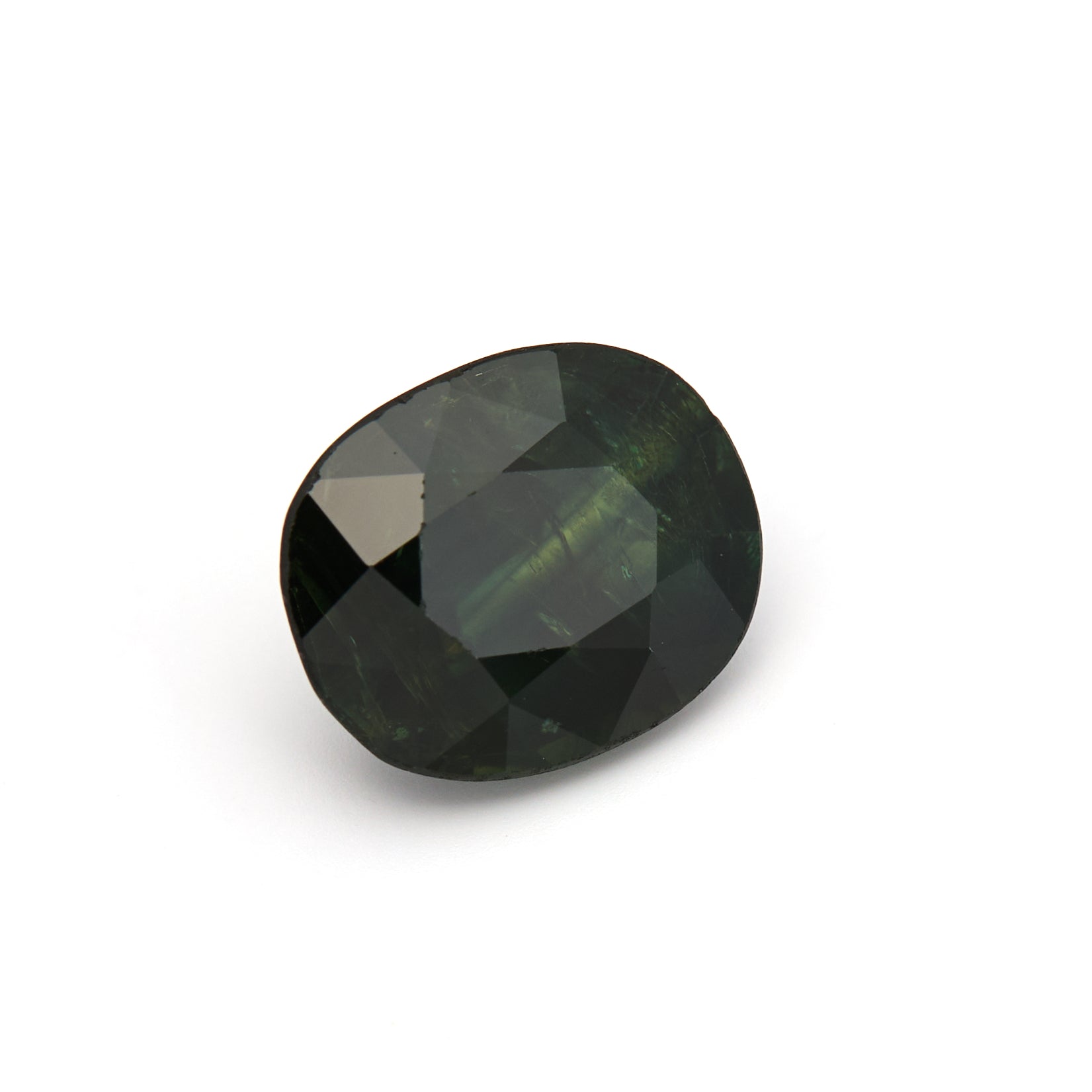3.61 Ct. Natural Green Sapphire from Australia #GS1001 - FABER JEWELS