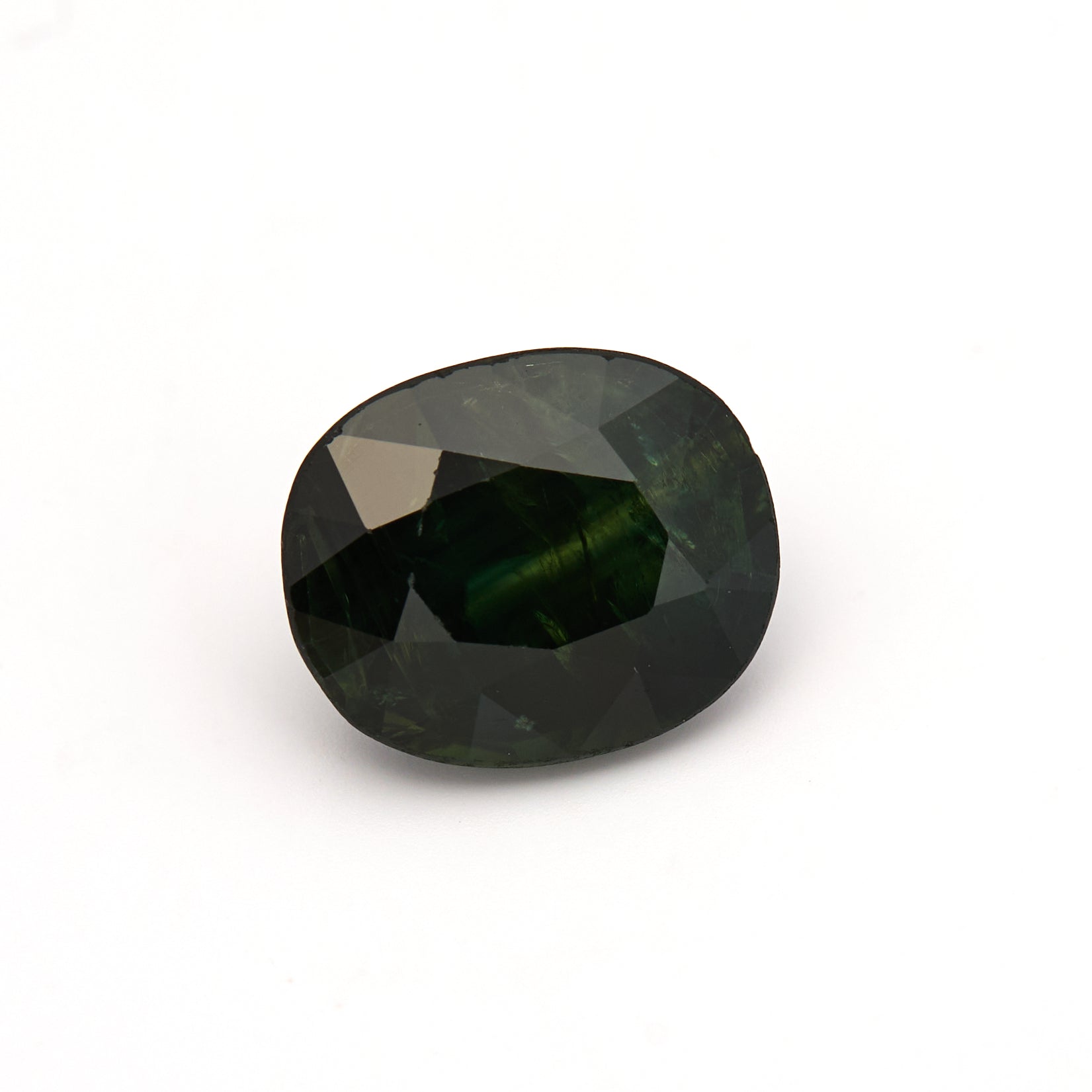 3.61 Ct. Natural Green Sapphire from Australia #GS1001 - FABER JEWELS