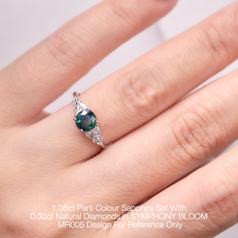 18K Gold Natural Diamond Symphony Bloom Ring Mount MR005 - FABER JEWELS