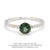 18K Gold Natural Diamond Luna Whisper ring mount MR008 0.15ct - FABER JEWELS
