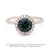 18K Gold Natural Diamond Nova Ring Mount MR016 - FABER JEWELS
