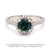 18K Gold Natural Diamond Lunaria Ring Mount MR017 - FABER JEWELS