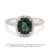 18K Gold Natural Diamond Aeris Ring Mount MR018 - FABER JEWELS