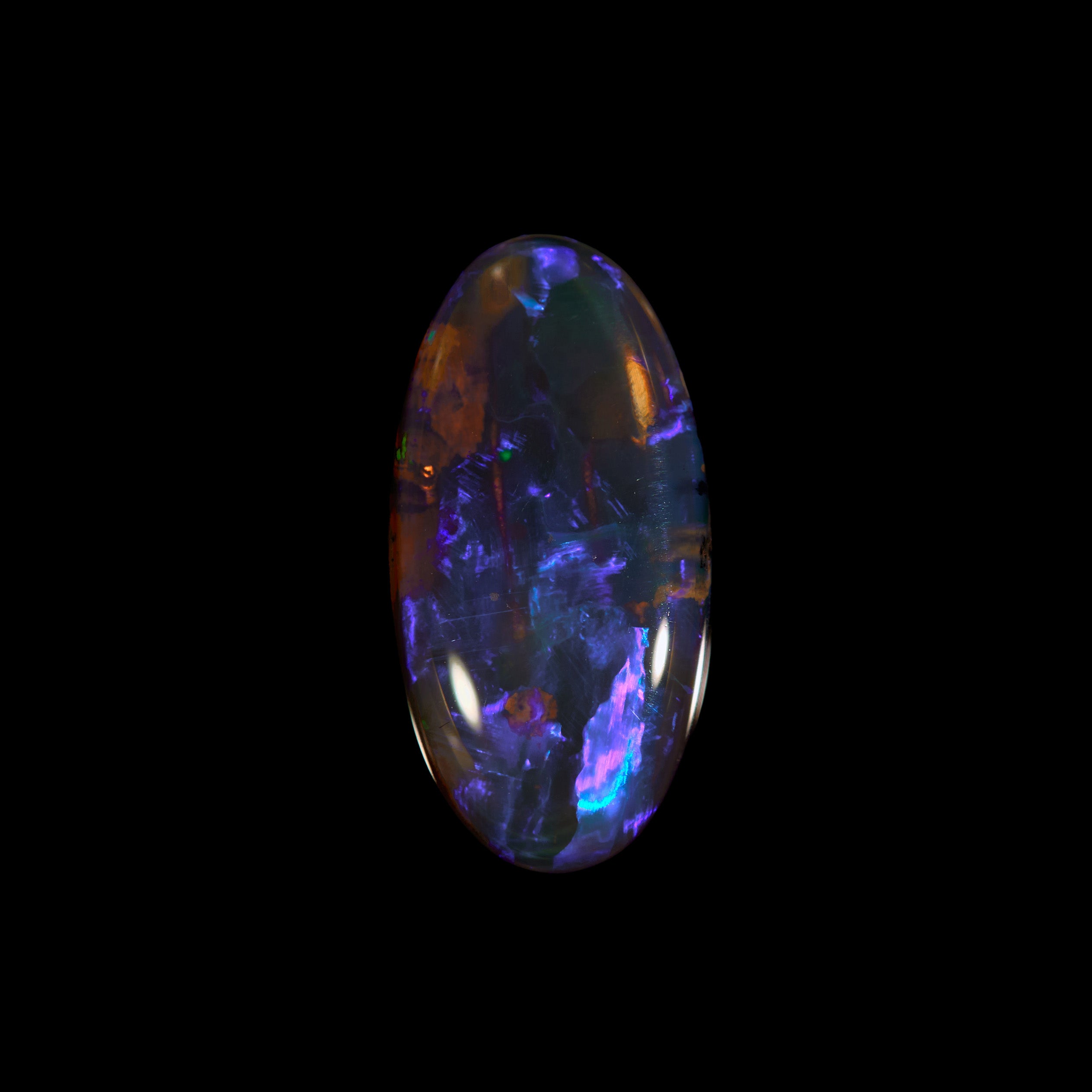 4.44 Ct. Australian Legacy Opal - Rare Semi-Harlequin #OL1018