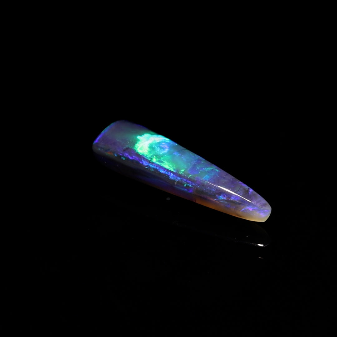 4.47 Ct. Australian Legacy Opal - Super Rare Black Opal Crystal #OL1034