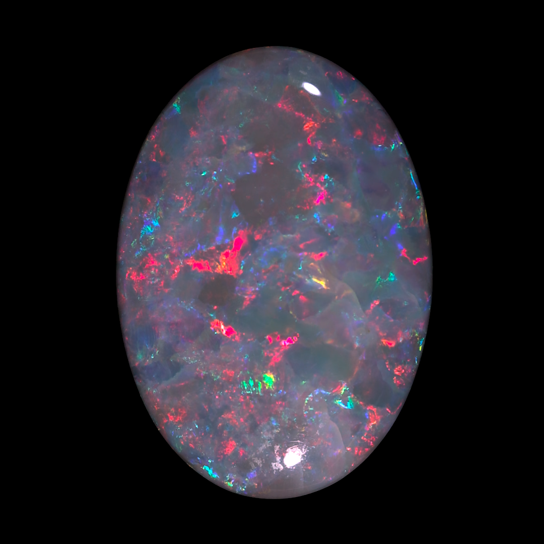 55.79 Ct. Australian Legacy Opal = Trees of fire So Rare #OL1054