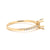18K Gold Natural Diamond Linea ring mount RM1003 t.c.w. 0.15ct