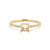 18K Gold Natural Diamond Linea ring mount RM1003 t.c.w. 0.15ct