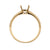 18K Gold Natural Diamond Linea ring mount RM1003 t.c.w. 0.15ct