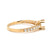 18K Gold Natural Diamond Liora ring mount RM1024 t.c.w. 0.37ct