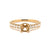 18K Gold Natural Diamond Liora ring mount RM1024 t.c.w. 0.37ct