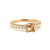18K Gold Natural Diamond Liora ring mount RM1024 t.c.w. 0.37ct