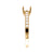 18K Gold Natural Diamond Liora ring mount RM1024 t.c.w. 0.37ct