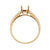 18K Gold Natural Diamond Liora ring mount RM1024 t.c.w. 0.37ct