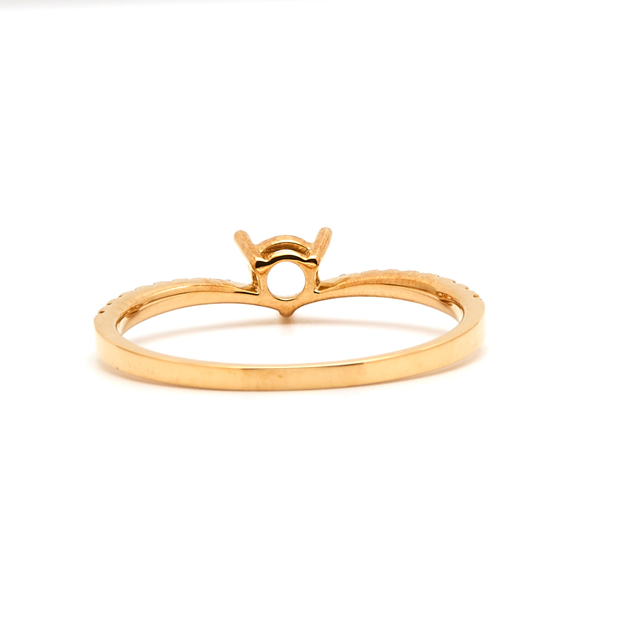 18K Gold Natural Diamond Vera ring mount RM1044