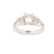 18K Gold Natural Diamond Symphony Bloom Ring Mount RM1073