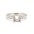 18K Gold Natural Diamond Luica Ring Mount RM1123 t.c.w. 0.49ct