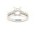 18K Gold Natural Diamond Luica Ring Mount RM1123 t.c.w. 0.49ct