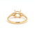 18K Gold Natural Diamond Teardrop Muse Ring Mount RM1153