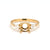 18K Gold Natural Diamond Teardrop Muse Ring Mount RM1153