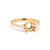 18K Gold Natural Diamond Teardrop Muse Ring Mount RM1153