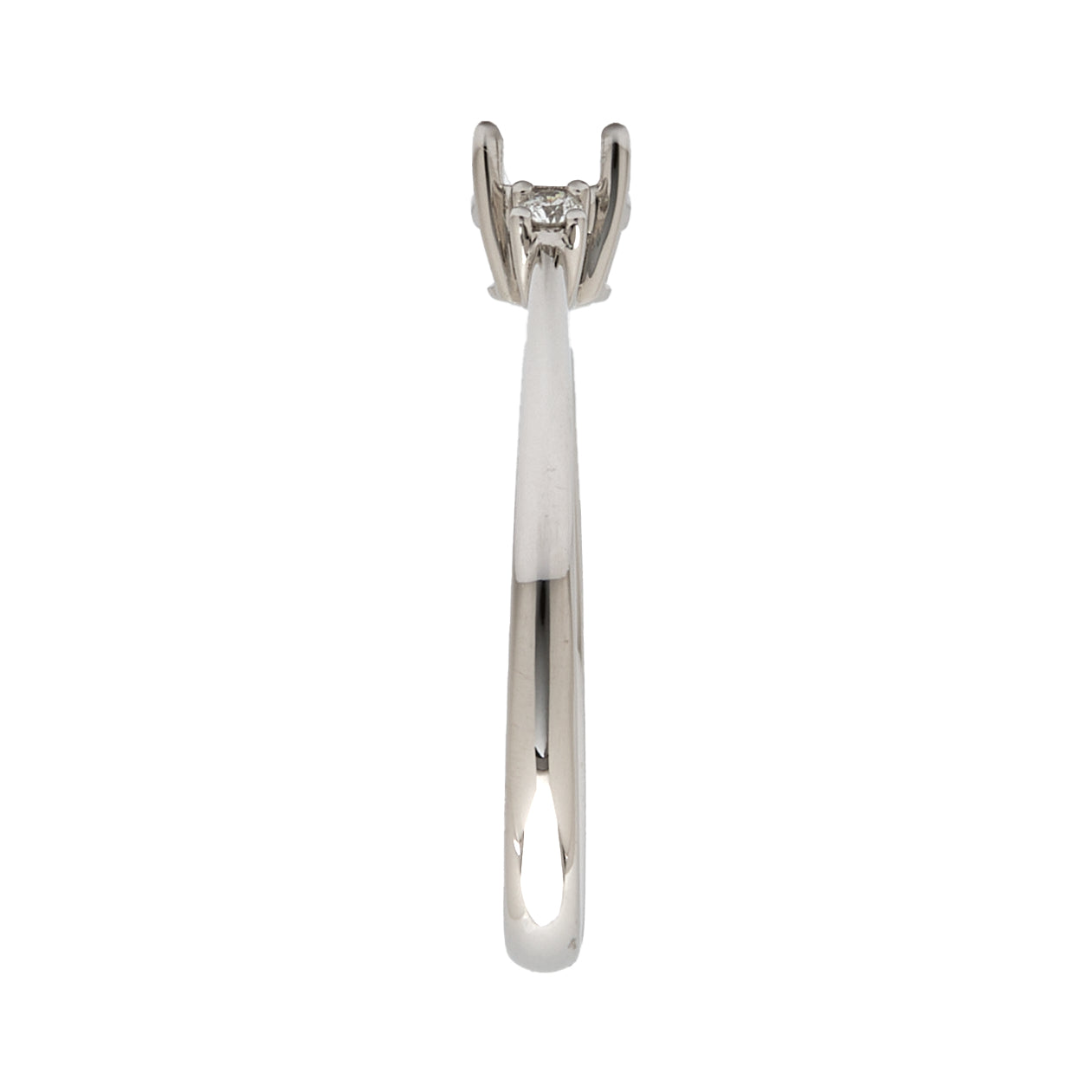 18K Gold Natural Diamond Whisper Trio ring mount RM1211