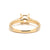 18K Gold Natural Diamond  Elyra Ring Mount RM1492 t.c.w. 0.58ct