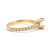 18K Gold Natural Diamond  Elyra Ring Mount RM1492 t.c.w. 0.58ct