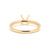 18K Gold Natural Diamond Alina ring mount RM1498 t.c.w. 0.25ct