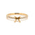 18K Gold Natural Diamond Alina ring mount RM1498 t.c.w. 0.25ct