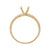 18K Gold Natural Diamond Alina ring mount RM1498 t.c.w. 0.25ct