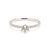 18K Gold Natural Diamond Luna Whisper ring mount RM1502 0.15ct