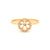 18K Gold Natural Diamond Periwinkle Halo Ring Mount RM5007