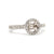 18K Gold Natural Diamond Lunaria Ring Mount RM5079