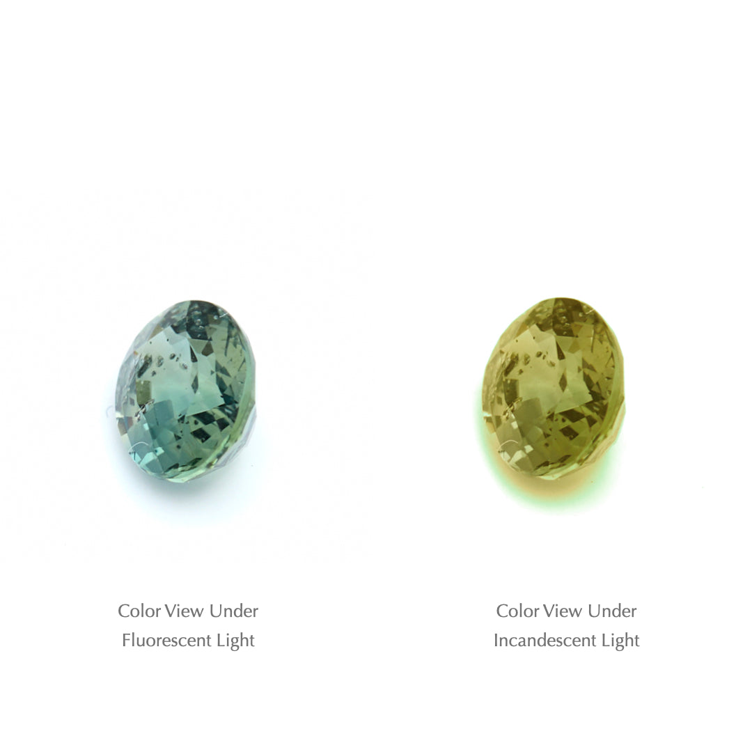 0.89 Ct. Tanzanian Color Change Sapphire TCC1005