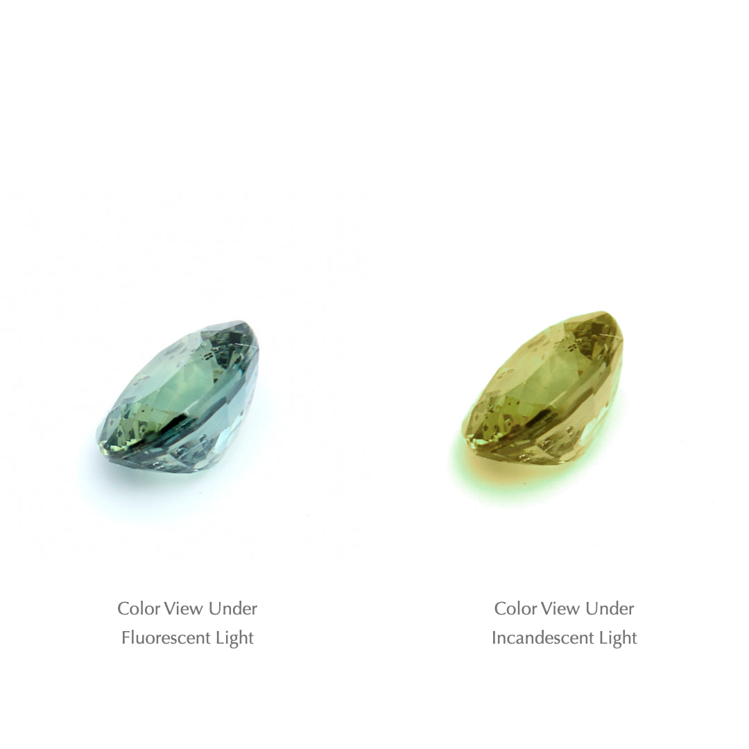 0.89 Ct. Tanzanian Color Change Sapphire TCC1005