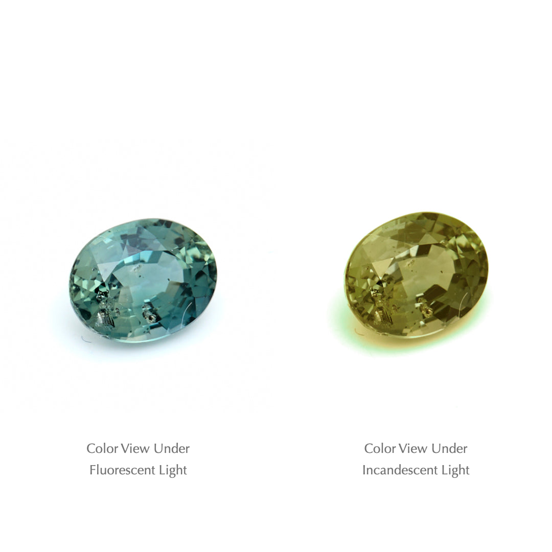 0.89 Ct. Tanzanian Color Change Sapphire TCC1005