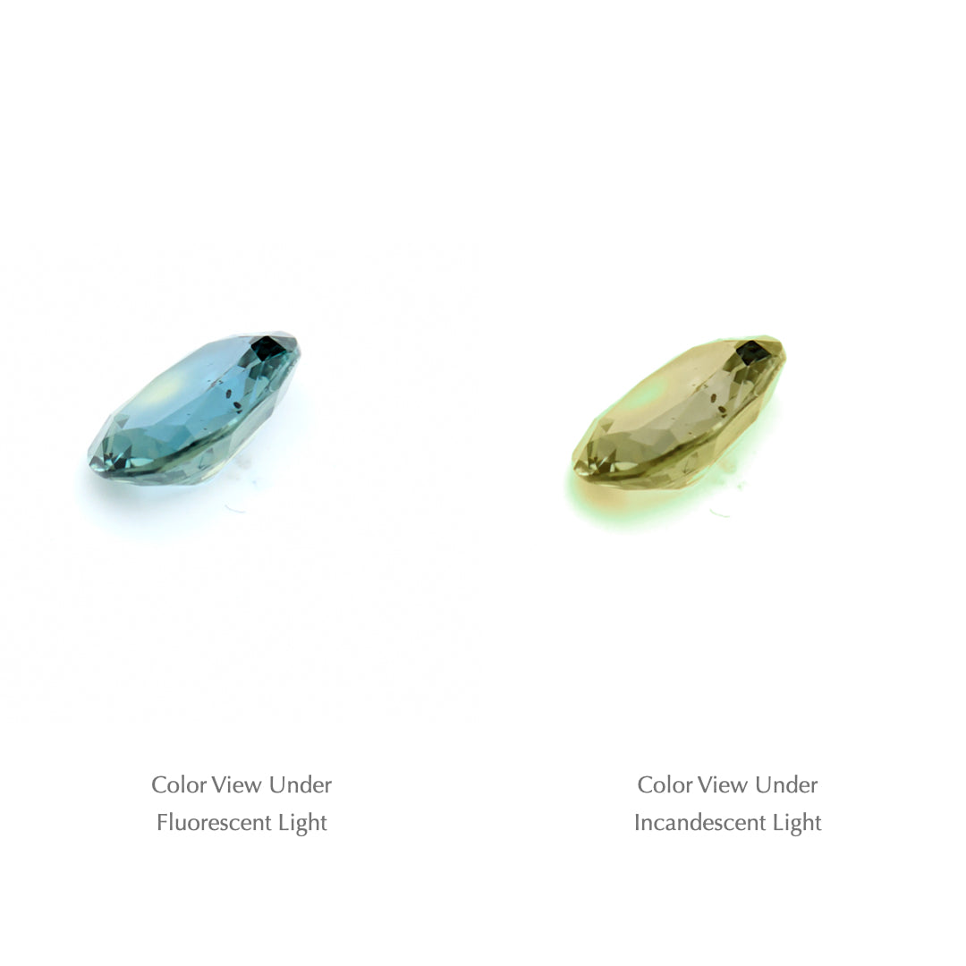 0.67 Ct. Tanzanian Color Change Sapphire TCC1006