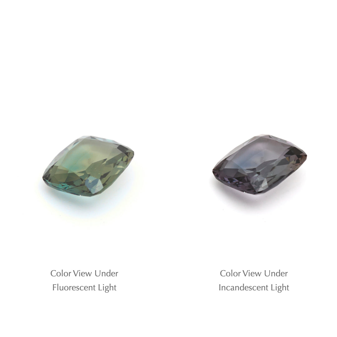 0.91 Ct. Tanzanian Color Change Sapphire TCC1018