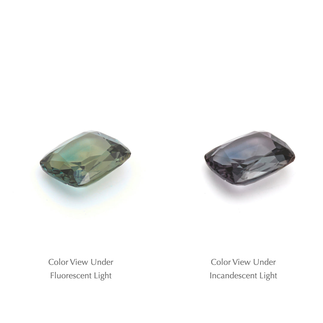 0.91 Ct. Tanzanian Color Change Sapphire TCC1018