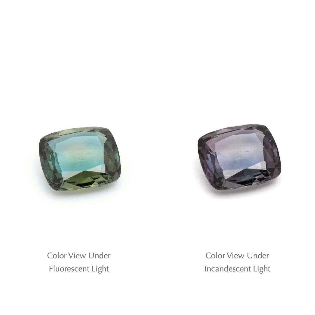 0.91 Ct. Tanzanian Color Change Sapphire TCC1018