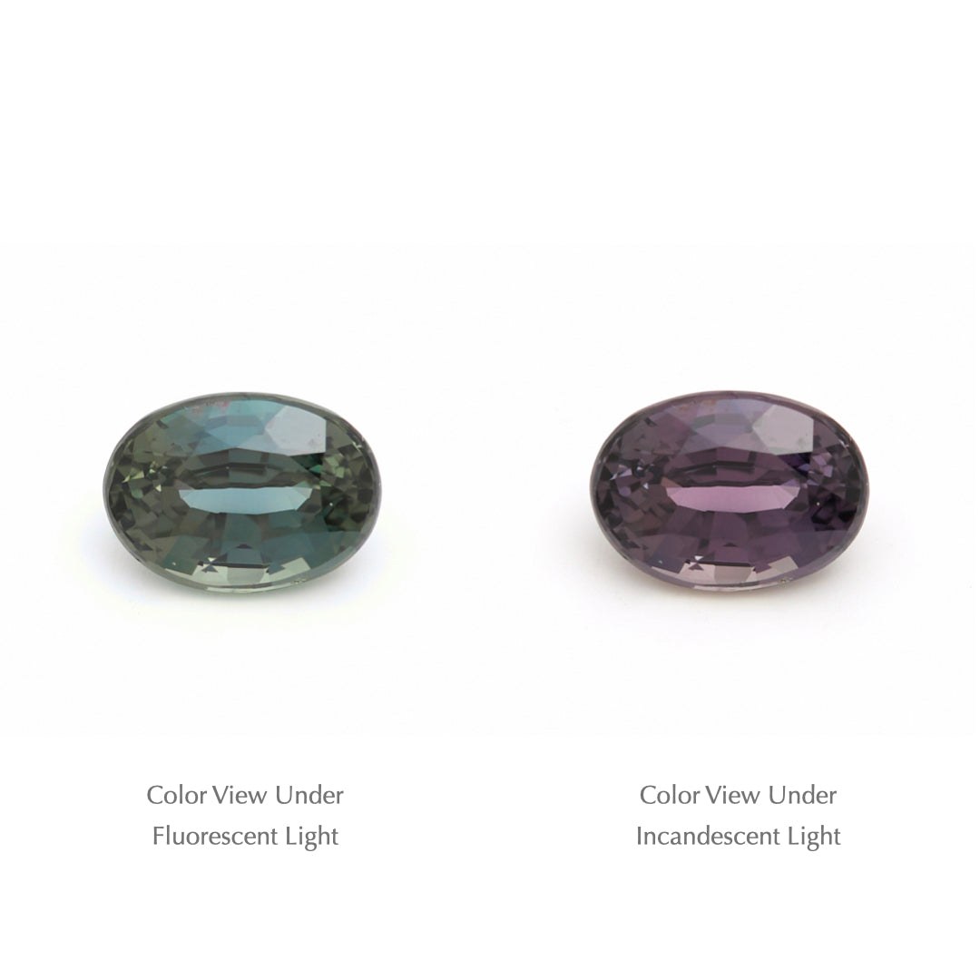 0.92 Ct. Tanzanian Color Change Sapphire TCC1019
